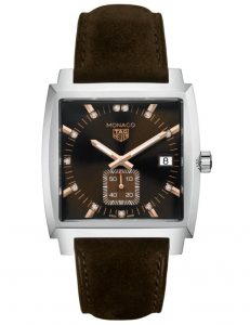 The superb fake TAG Heuer Monaco WAW131C.FC6419 are designed for females.