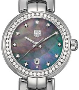 The 29 mm copy TAG Heuer Link WAT1419.BA0954 watches have colorful mother-of-pearl dials.