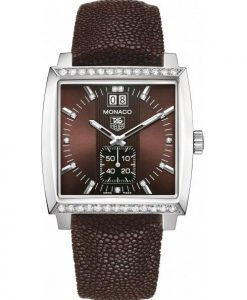 The sturdy replica TAG Heuer Monaco WAW1316.EB0025 watches are made from stainless steel.